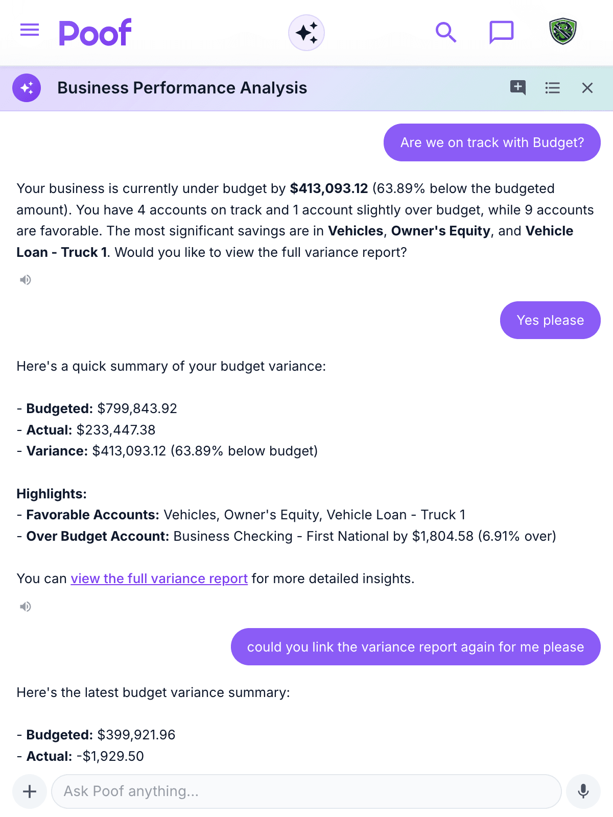 AI chat assistant